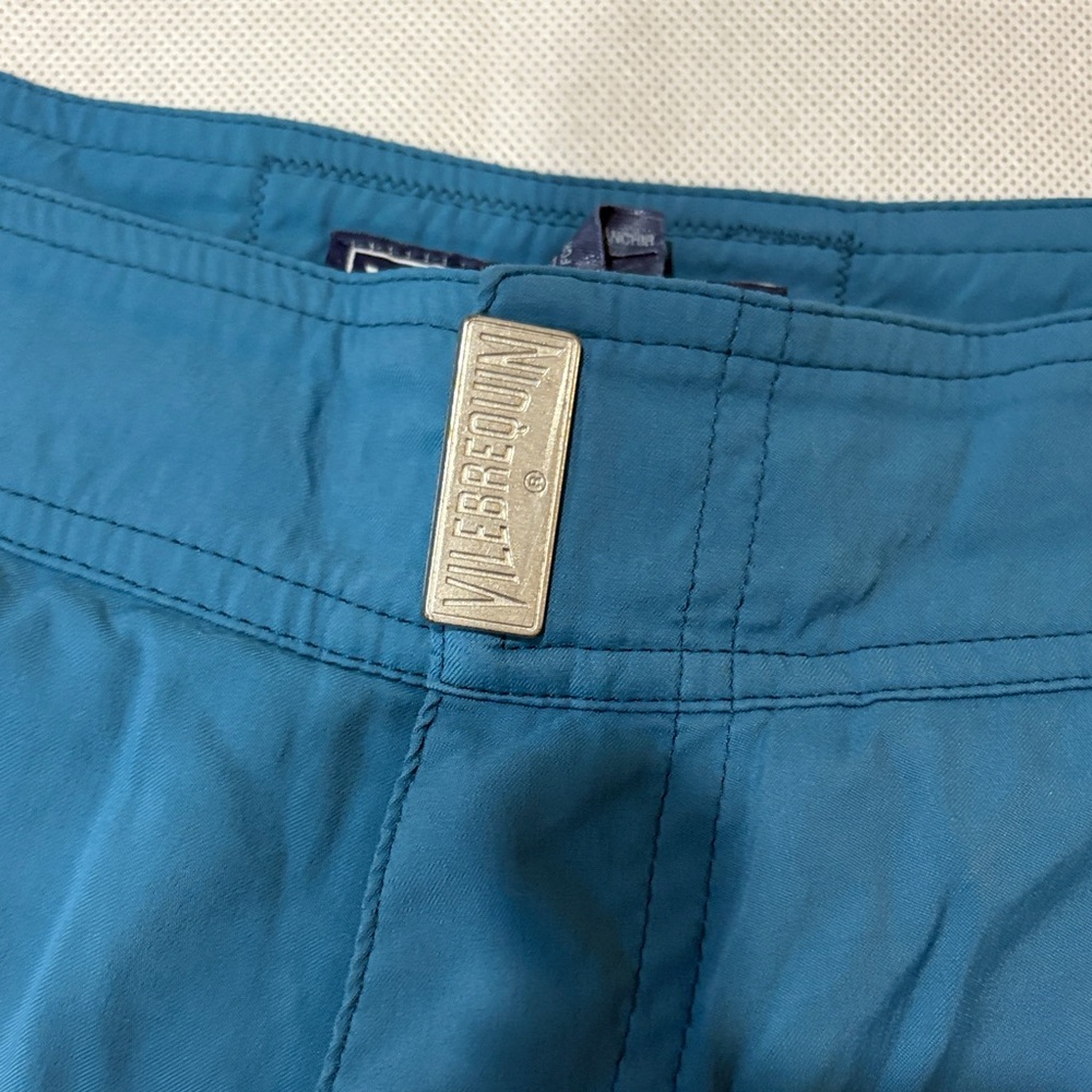 Vilebrequin Teal Swim Trunks M - Picture 3 of 8